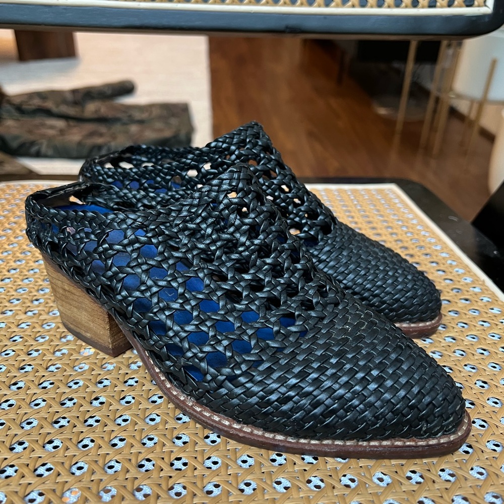 Jeffrey Campbell Havana handwoven mule